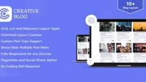 Creative Blog Designer Bundle for WordPress