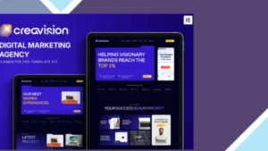 Creavision - Digital Marketing Agency Elementor Pro Template Kit