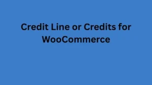 Credit Line or Credits for WooCommerce