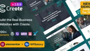 Creote - Consulting Business WordPress Theme
