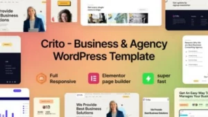 Crito - Business and Agency WordPress Theme