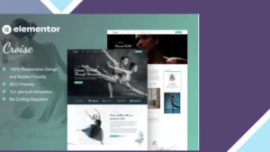 Croise - Ballet and Dance School Elementor Pro Template Kit