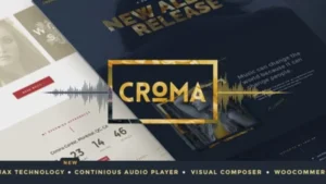 Croma - Responsive Music WordPress Theme