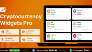 Cryptocurrency Widgets Pro