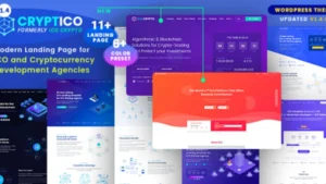 Cryptokn ICO Landing Page and Cryptocurrency WordPress Theme
