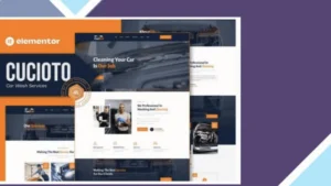 Cucioto - Car Wash Services Elementor Template Kit