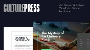 CulturePress - Art and Culture WordPress Theme