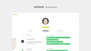 cvCard WP - Responsive vCard WordPress Theme