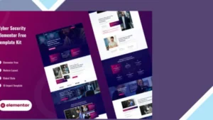 CyberGuard - Cybersecurity Services Elementor Template Kit