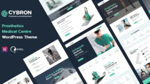Cybron - Prosthetics Medical Center WordPress Theme