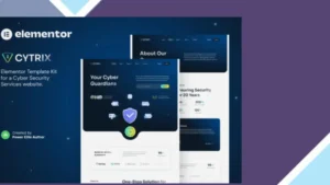 Cytrix - Cyber Security Services Elementor Template Kit