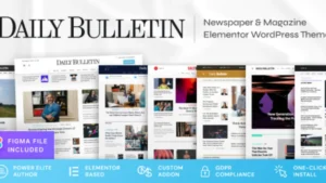 Daily Bulletin - Magazine and Newspaper WordPress Theme