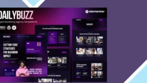 DailyBuzz - Digital Agency Elememtor Template Kit