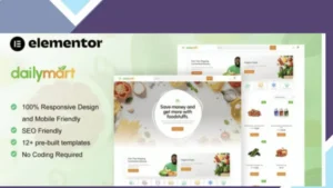 DailyMart - Grocery Store Elementor Template Kit