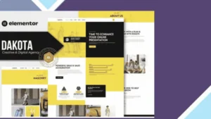 Dakota - Creative and Digital Agency Elementor Template Kit