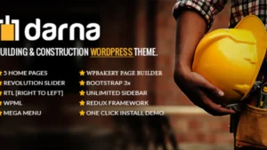 Darna - Building & Construction WordPress Theme