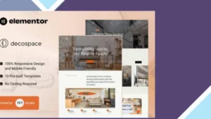 Decospace - Sleek Home Decor Elementor Template Kit