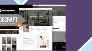 Decraft - Furniture and Interior Design Elementor Template Kit
