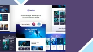 Deepdive - Scuba Diving and Water Sports Elementor Template Kit