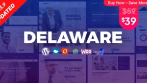 Delaware - Consulting and Finance WordPress Theme
