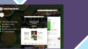 Delecta - Catering Service and Restaurant Elementor Template Kit