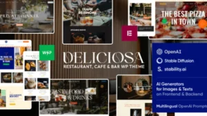 Deliciosa - Restaurant, Cafe and Bar WordPress Theme