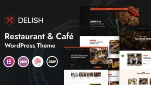 Delish - Restaurant and Cafe WordPress Theme