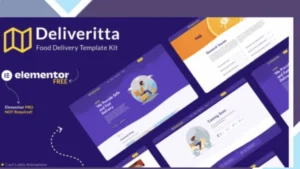 Deliveritta - Food Delivery Elementor Template Kit