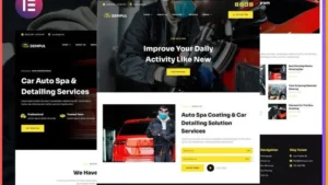 Dempul - Car Auto Spa & Detailing Services Elementor Template Kit