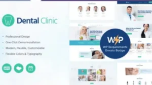 Dental Clinic - Medicine and Healthcare Doctor WordPress Theme