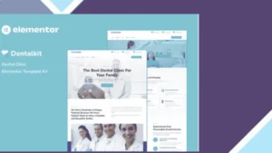 Dentistkit - Dental Clinic Elementor Template Kit