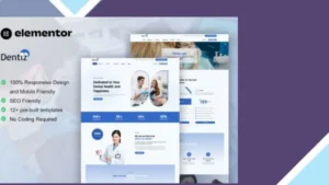 Dentiz - Dentist and Dental Care Elementor Pro Template Kit