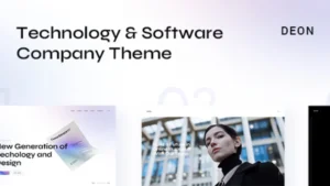 Deon - Technology and Software Company Theme