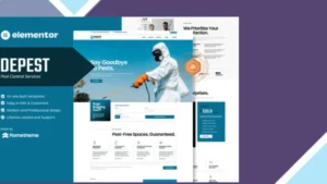 Depest - Pest Control Services Elementor Template Kit