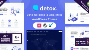 Detox - Data Science and Analytics WordPress Theme