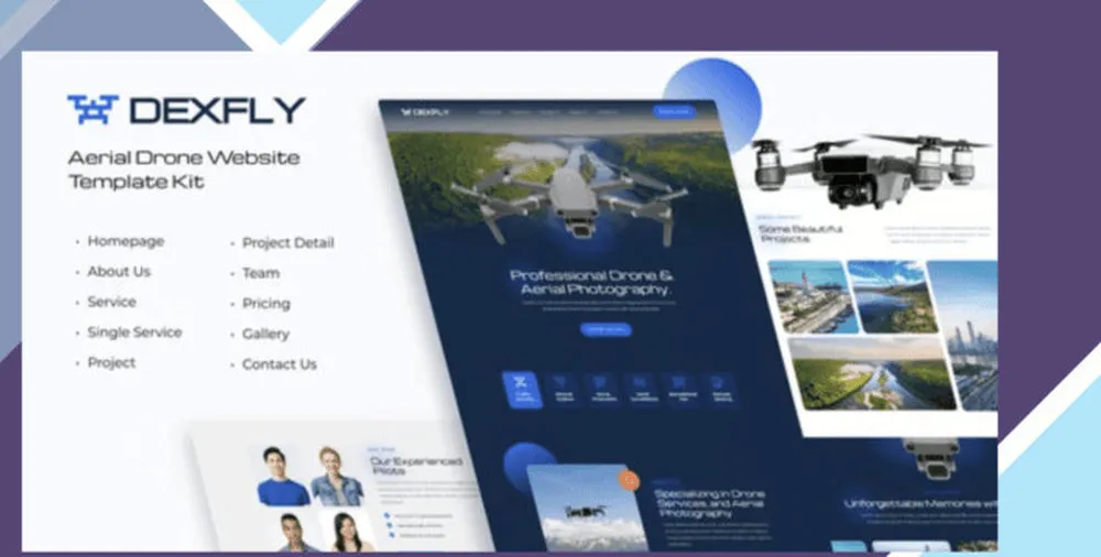 Dexfly - Drone and Aerial Photography Elementor Template Kit 1 Dexfly - Drone and Aerial Photography Elementor Template Kit