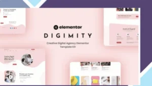 Digimity - Creative Digital Agancy Elementor Template Kit