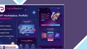 Digital Realism - NFT Elementor Template Kit