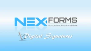 Digital Signatures for NEX-Forms