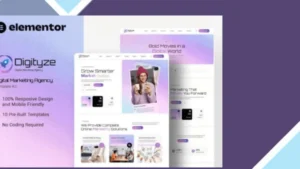 Digityze - Digital Marketing Agency Elementor Template Kit