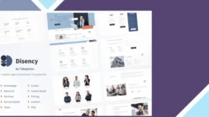 Disency - Creative Digital Agency Elementor Template Kit