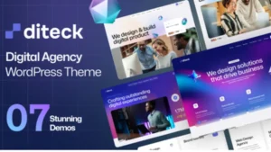 Diteck - Digital Agency WordPress Theme