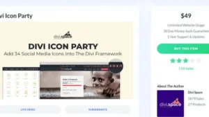 Divi Icon Party