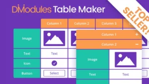 Divi Table Maker Modules