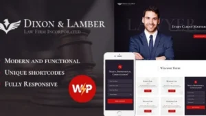 Dixon and Lamber - Law Firm WordPress Theme