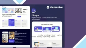 Dizayn - Digital Design Agency Elementor Pro Template Kit
