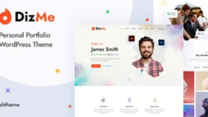 Dizme - Personal Portfolio WordPress Theme