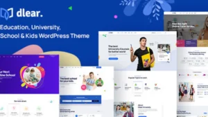 Dlear - Education, University and School WordPress Theme