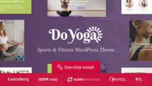 Do Yoga - Fitness Studio and Pilates Club WordPress Theme