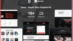 Docar - Repair Shop Elementor Template Kit
